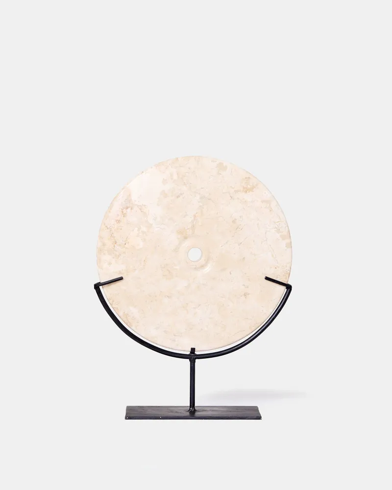 Decorative objects - Hari white discs - L - DESIGN TRIP