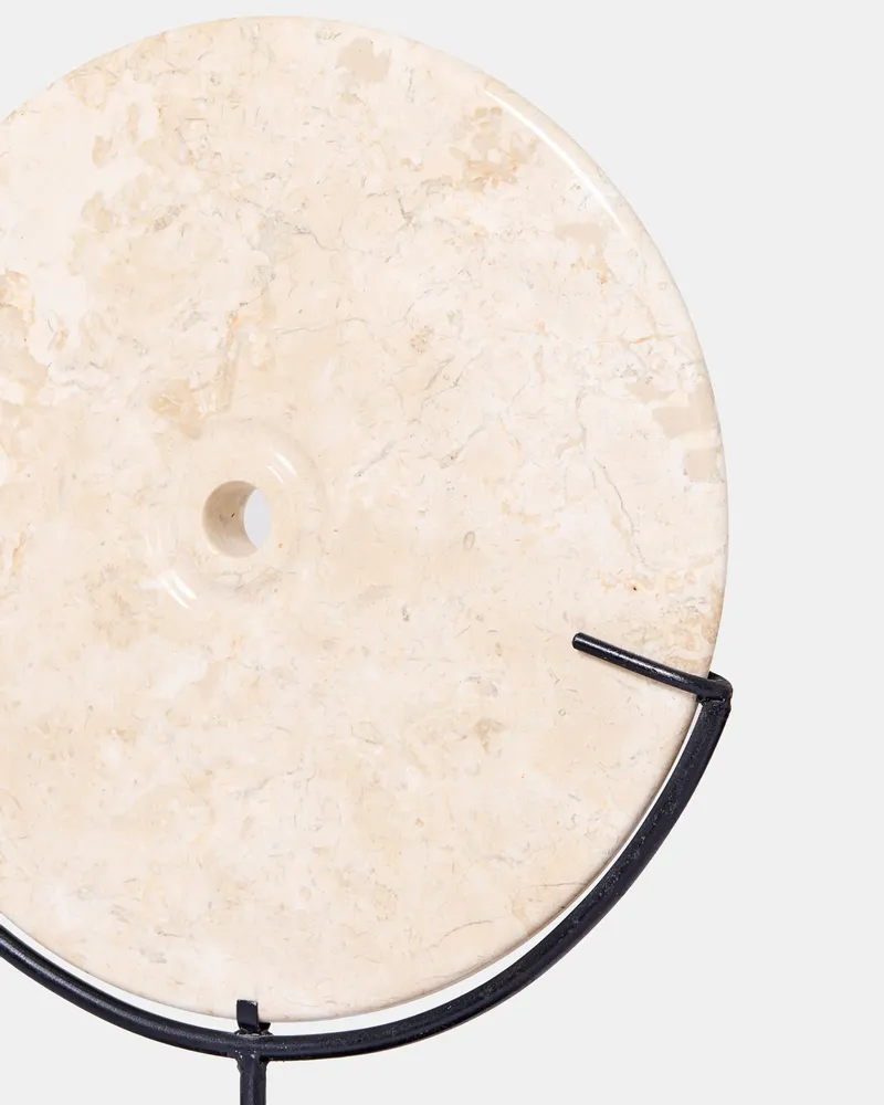 Decorative objects - Hari white discs - L - DESIGN TRIP