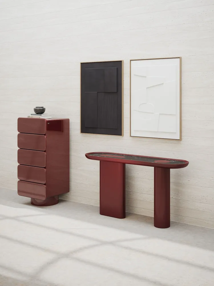 Console table - CRETA WINE RED - ULTRAMOBILI