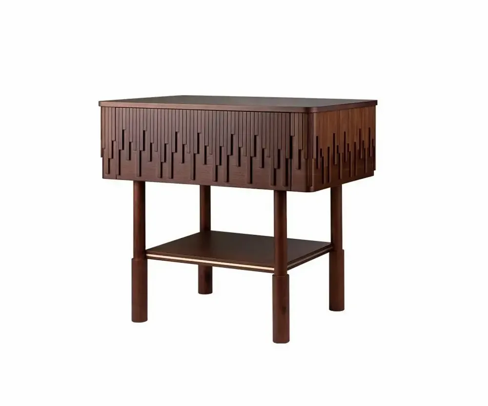 Tables de nuit - Campbell Bedside Table by Wood Tailors Club - WOOD TAILORS CLUB