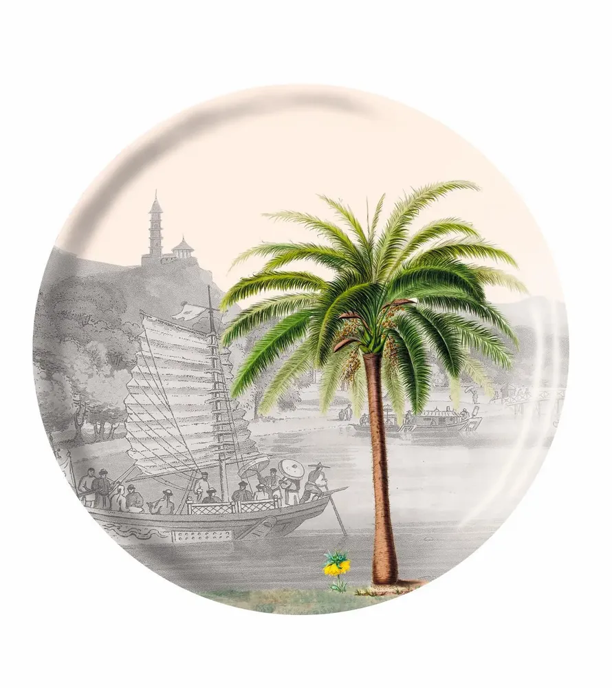 Plateaux - Plateau rond Fleuve Amour - PARADISIO IMAGINARIUM