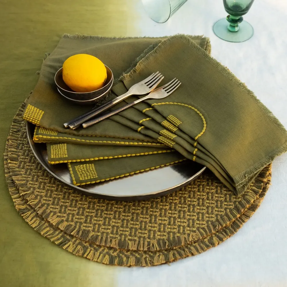 Sets de table - NO-MAD Placemats in Natural Textiles - NO-MAD
