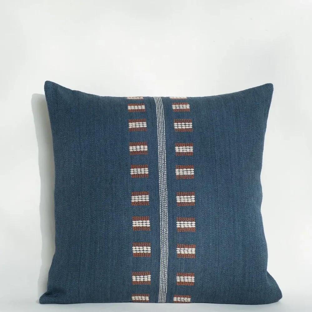 Coussins - NO-MAD Embroidered Cushion Covers in Cotton Jute - NO-MAD
