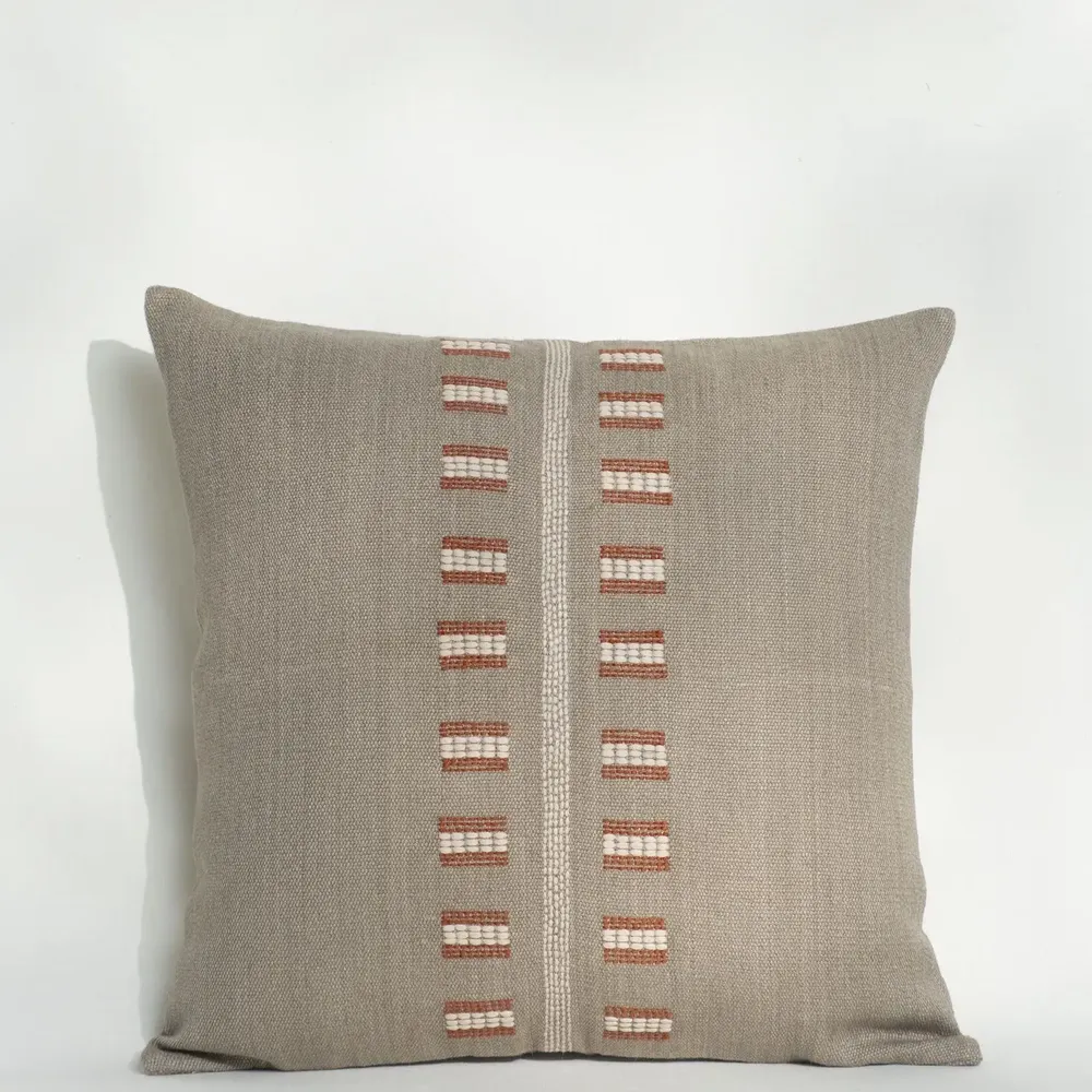 Coussins - NO-MAD Embroidered Cushion Covers in Cotton Jute - NO-MAD