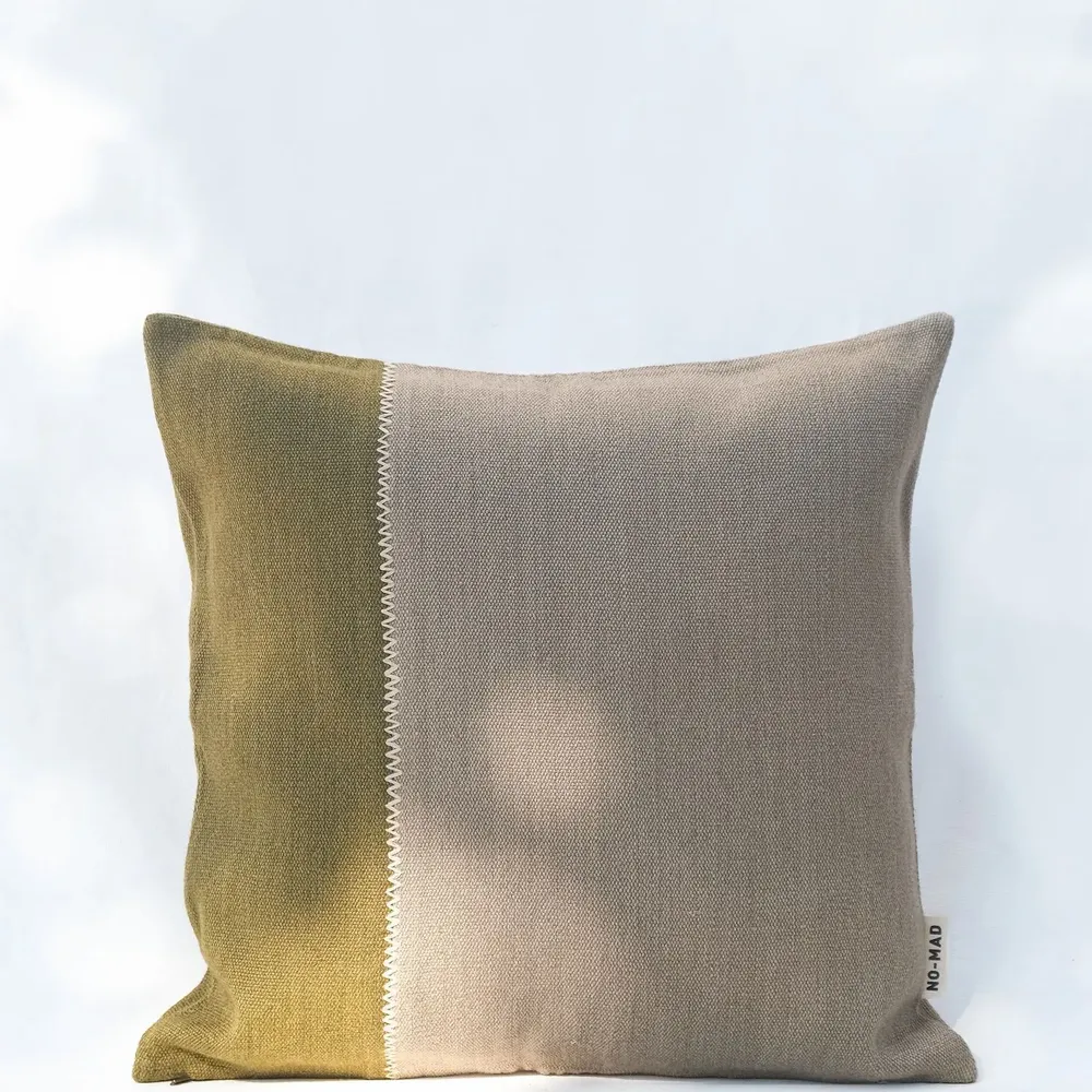 Fabric cushions - NO-MAD Seevan Cushion Cover & Lumbar Cushion Collection in Cotton Jute - NO-MAD