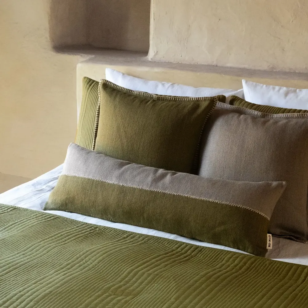 Fabric cushions - NO-MAD Seevan Cushion Cover & Lumbar Cushion Collection in Cotton Jute - NO-MAD