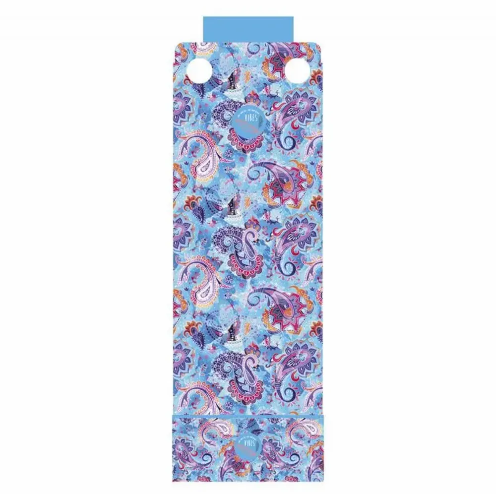 Travel accessories - No-Wind Paisley Blue Beach Towel - BEACH VIBES