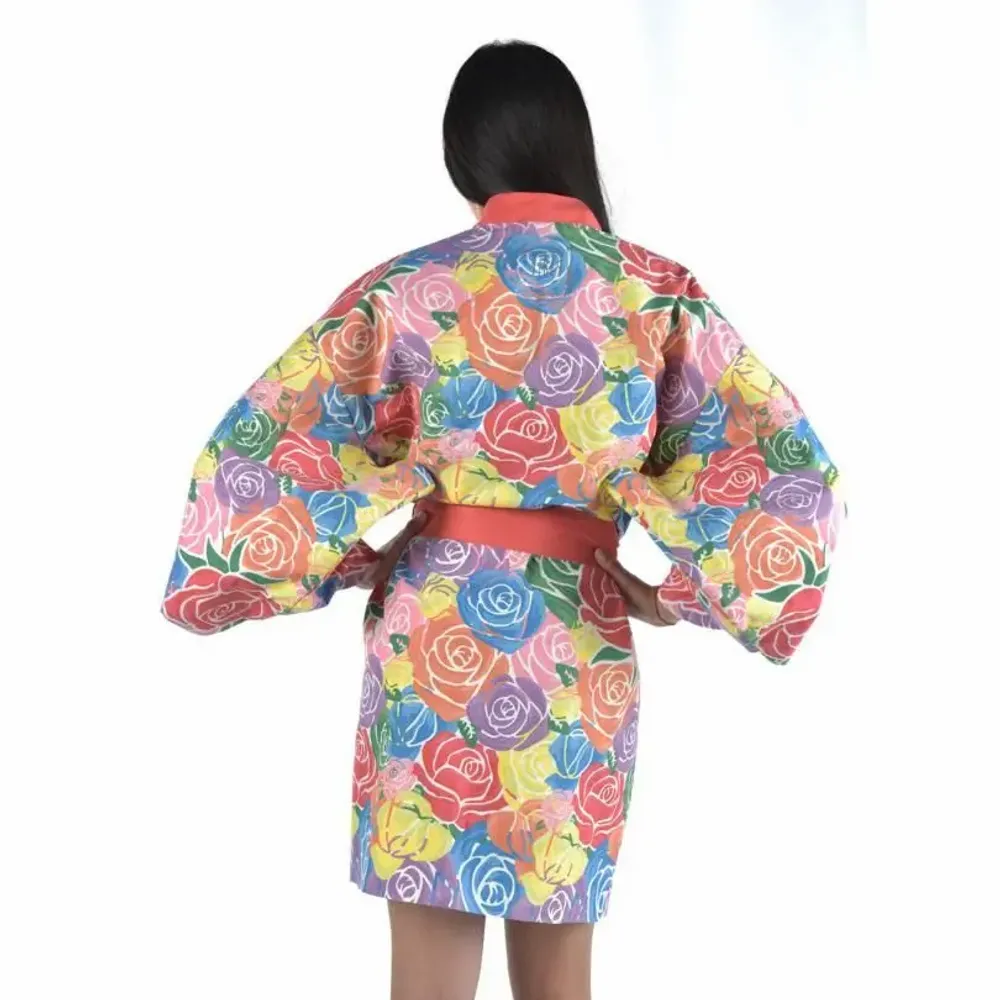 Travel accessories - Pink kimono - BEACH VIBES
