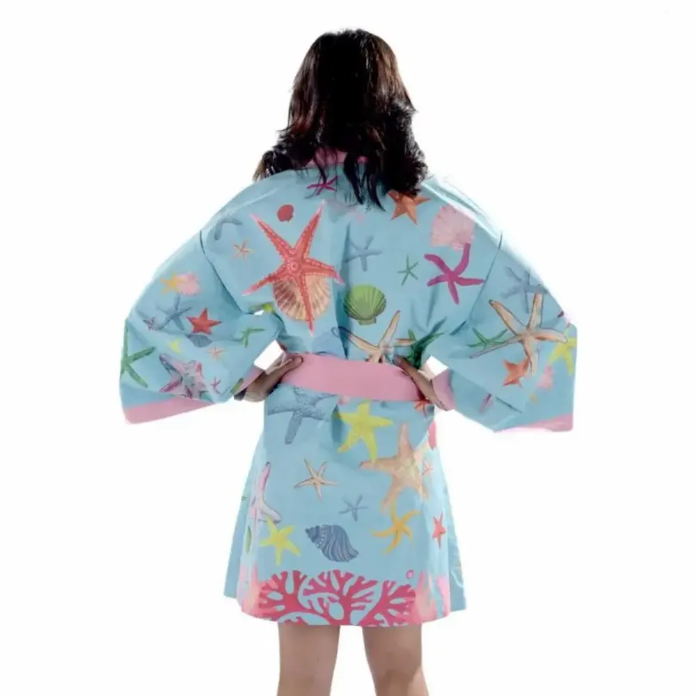 Travel accessories - Celestial Starfish Kimono - BEACH VIBES