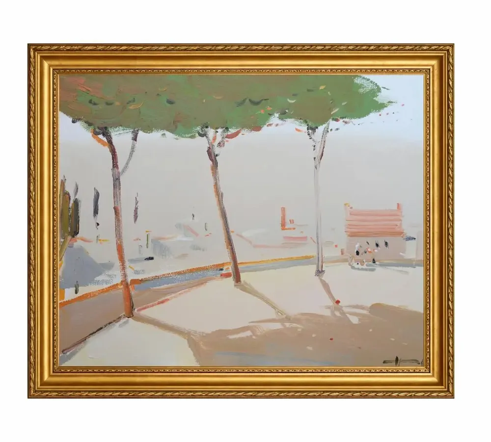 Apparel - Art Window Shirt “Terrace in Toledo” - MARALETTO