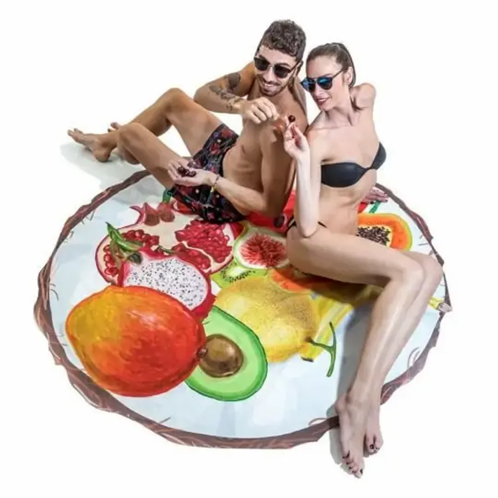 Accessoires de voyage - Serviette de plage ronde Coconut - BEACH VIBES