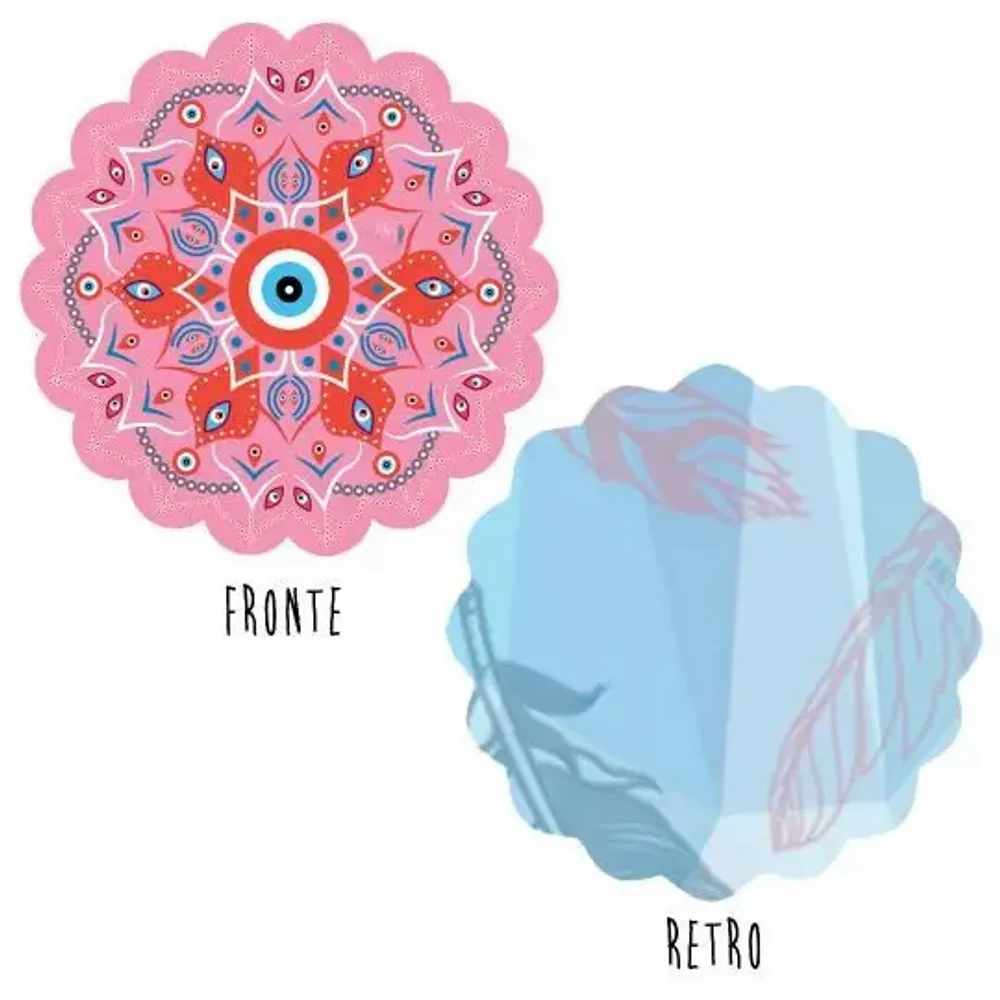 Travel accessories - Mandala Rose Round Beach Towel - BEACH VIBES