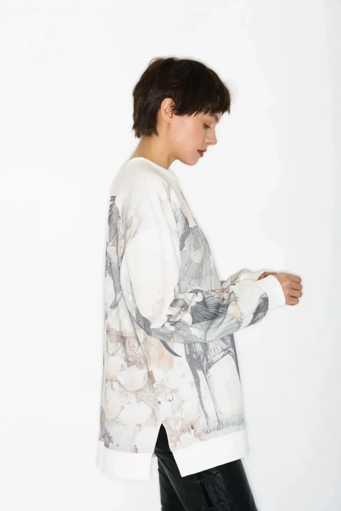 Apparel - All-Over Print Sweatshirt “Parks” - MARALETTO