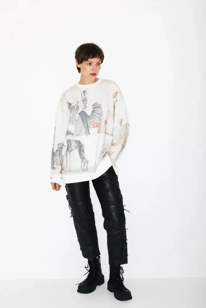 Apparel - All-Over Print Sweatshirt “Parks” - MARALETTO