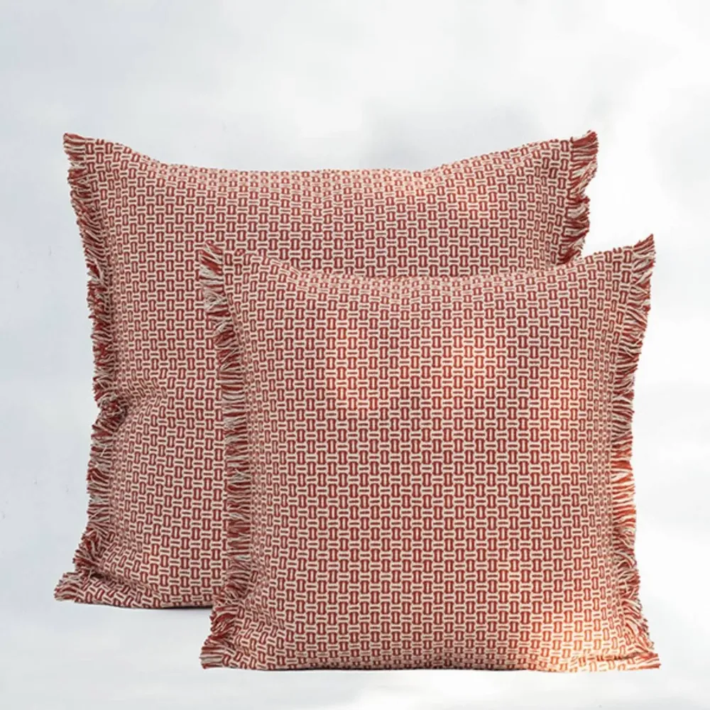 Coussins textile - NO-MAD Bunai Cushion Cover in Stuctured  Woven Cotton - NO-MAD
