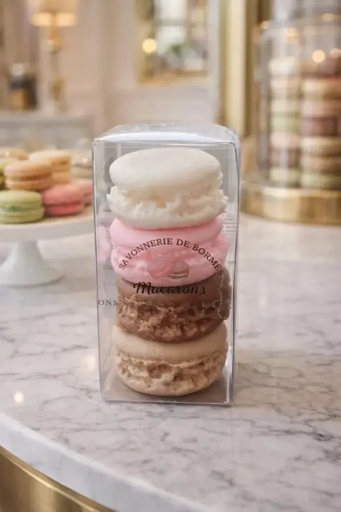 Baignoires - Savons glycérinés MACARONS - SAVONNERIE DE BORMES