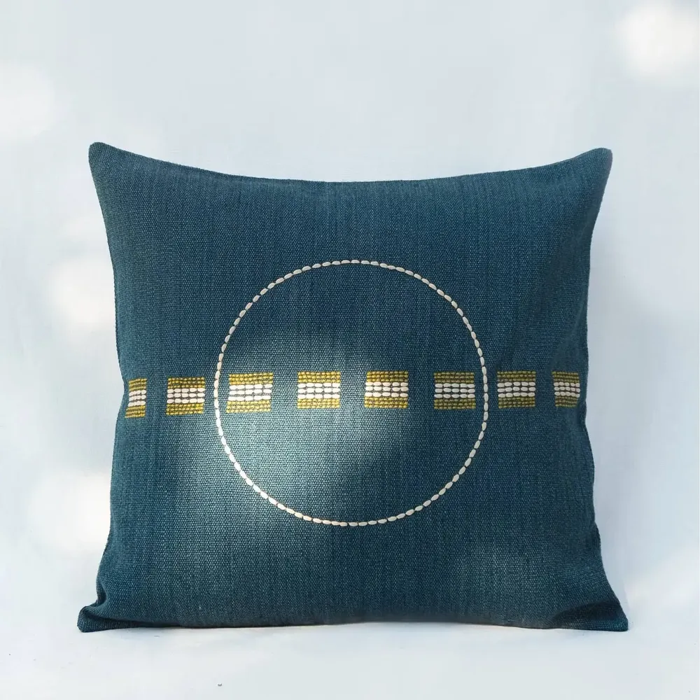 Fabric cushions - NO-MAD Shunya Cushions and Lumbar Cushions in Cotton Jute - NO-MAD