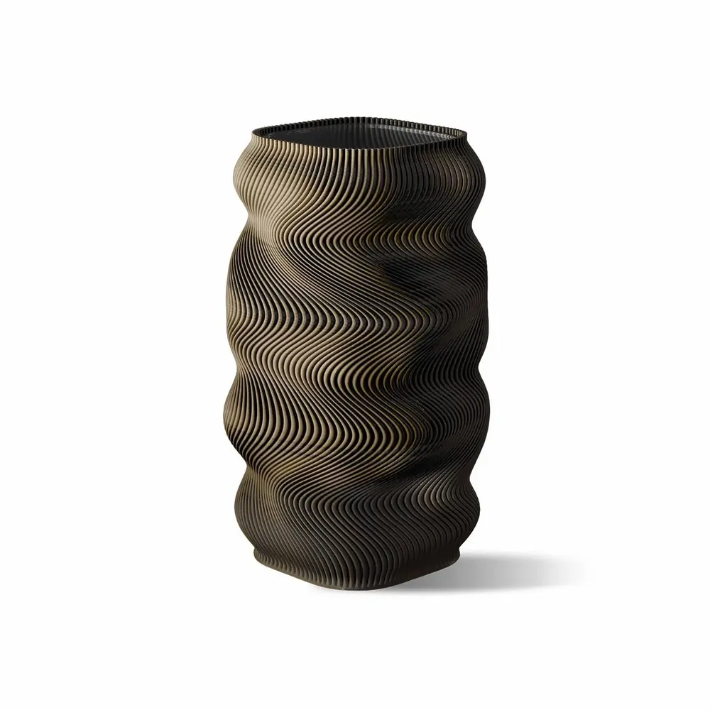 Vases - Moiré Vase - Tamarind - SHEYN