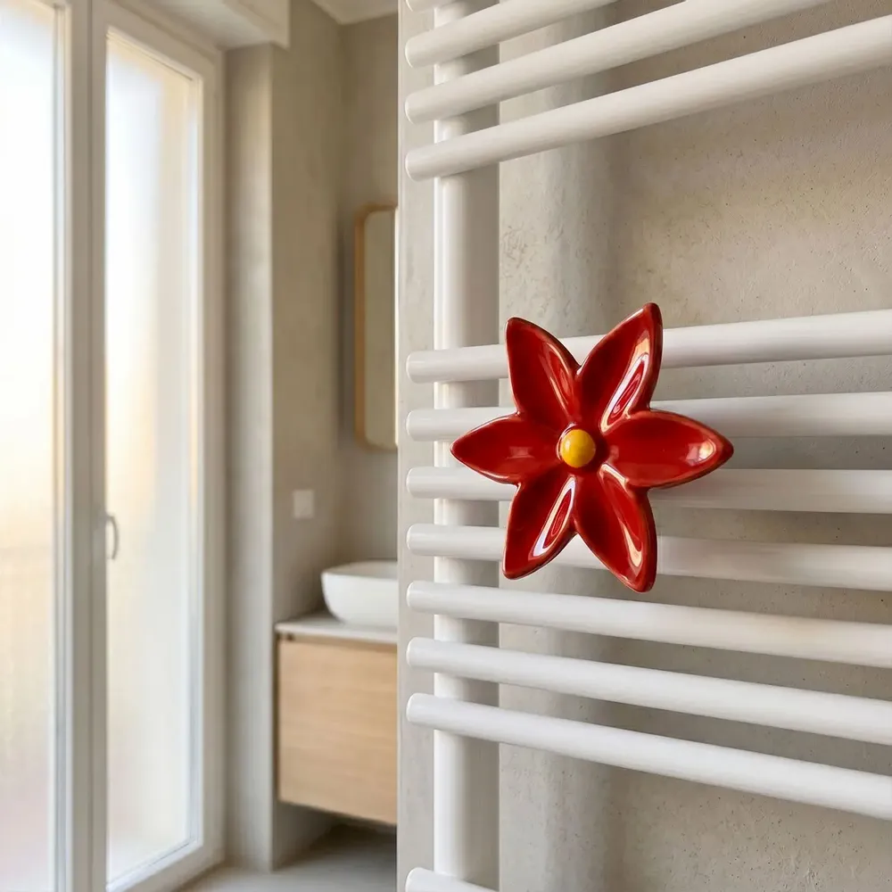 Cadeaux - Fleur de nénuphar Crochet Rouge - LETSHELTER
