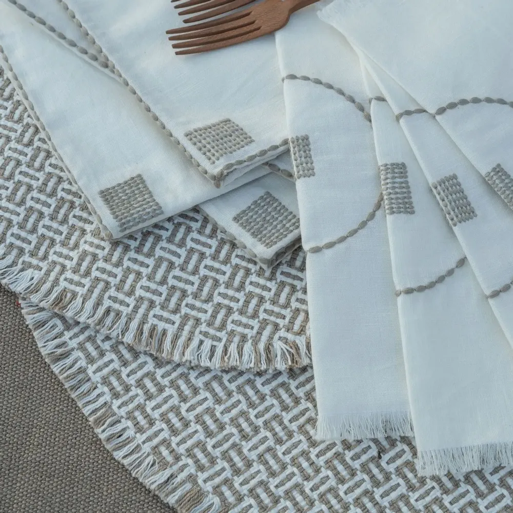 Napkins - NO-MAD Table Napkins in Natural Fabrics - NO-MAD