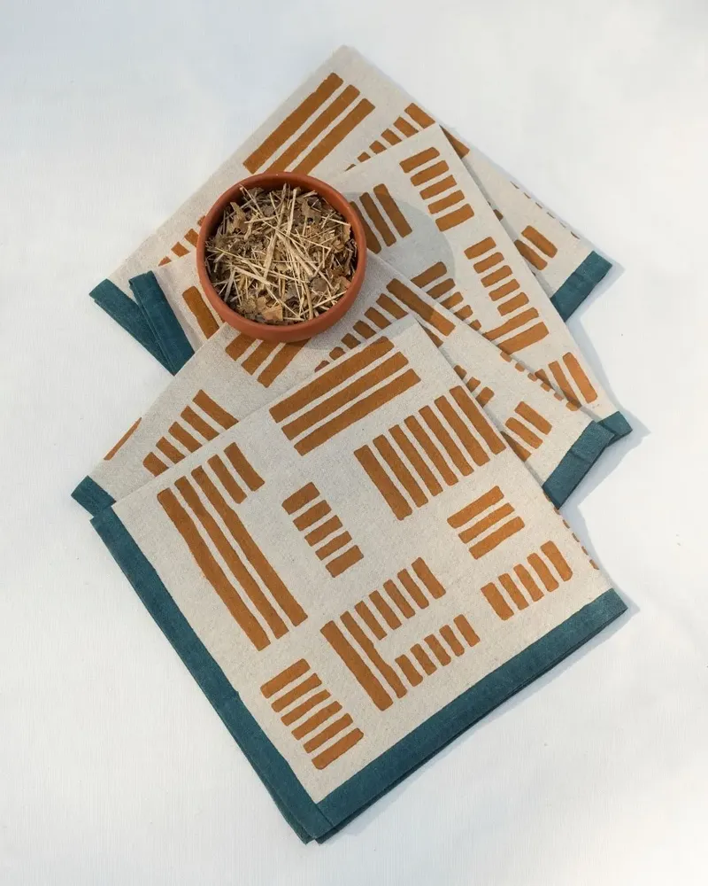 Napkins - NO-MAD Table Napkins in Natural Fabrics - NO-MAD