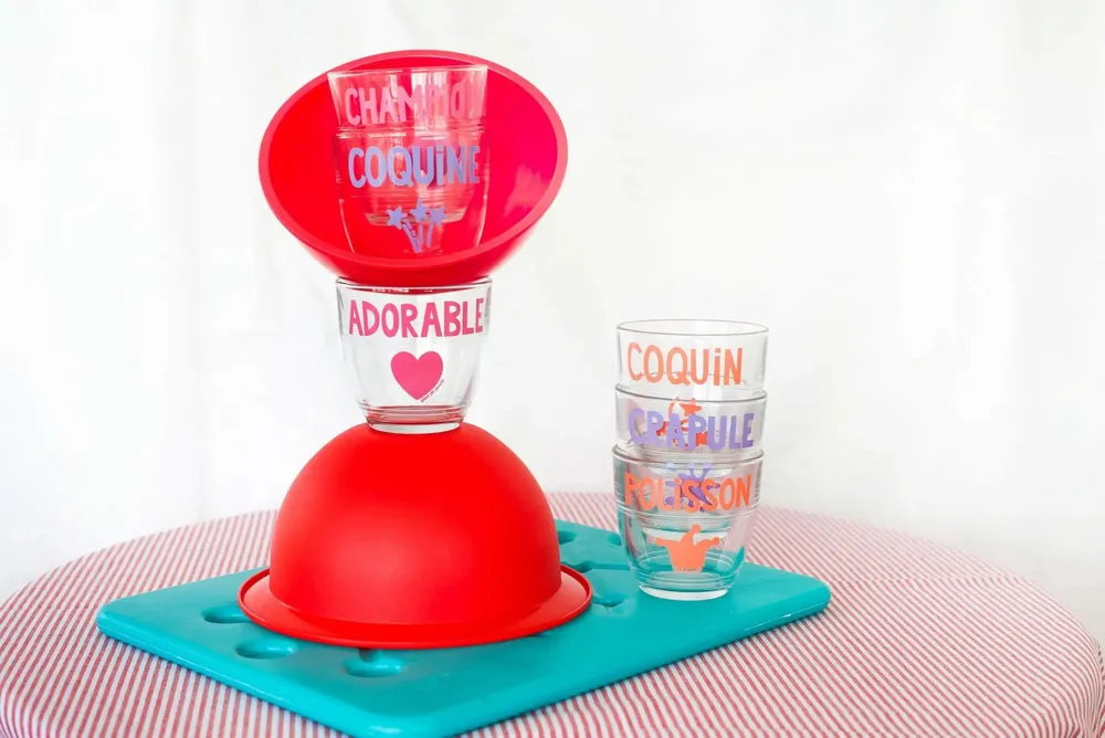 Verres - VERRE DURALEX - PIED DE POULE