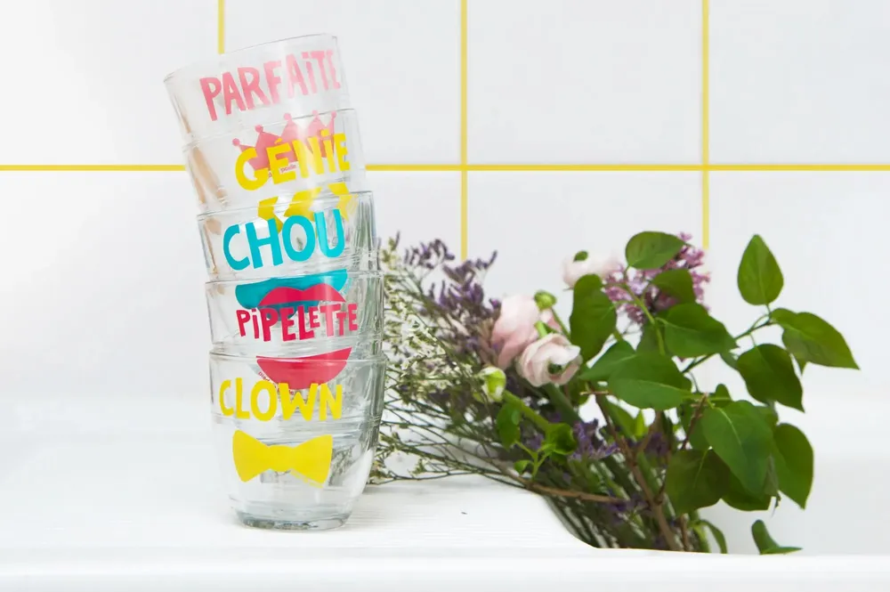 Verres - VERRE DURALEX - PIED DE POULE