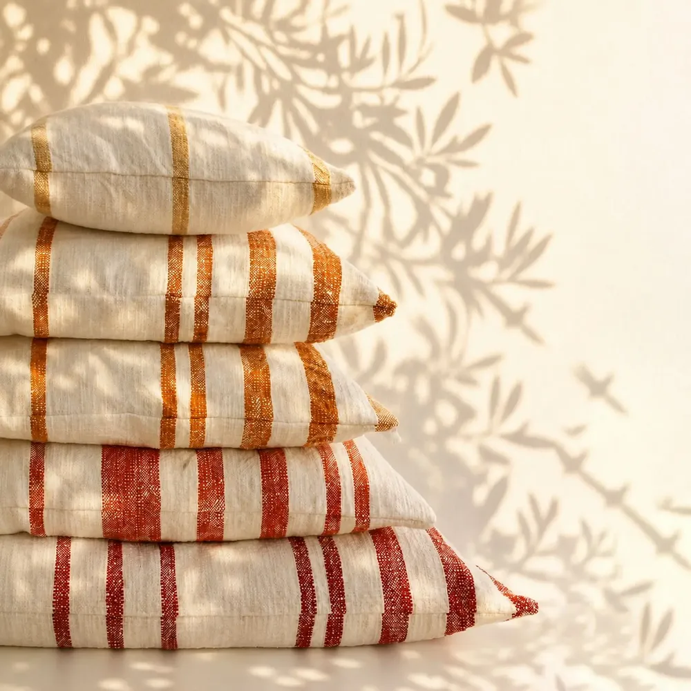 Coussins textile - Housse de coussin rayée Jax - ML FABRICS