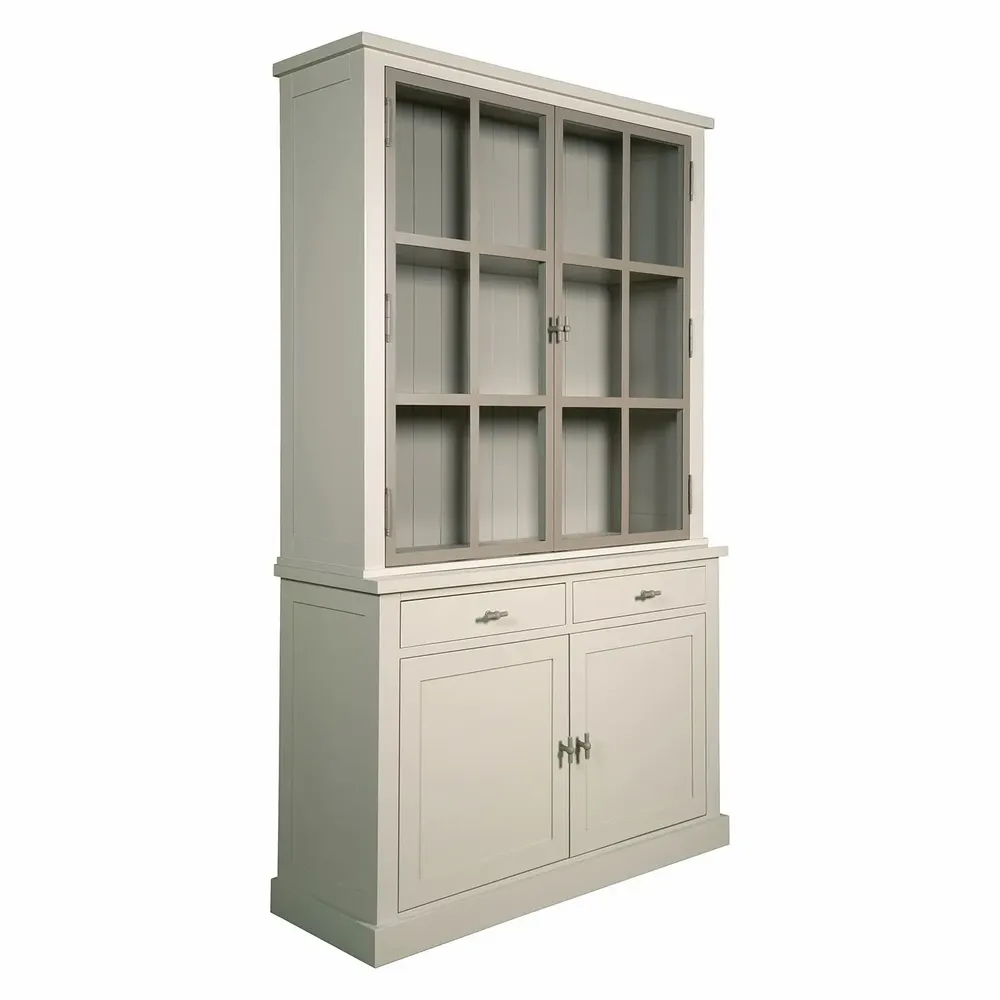 Boîtes de rangement  - Vitrine Kubic Metal 2x2 portes 2 tiroirs - XO INTERIORS