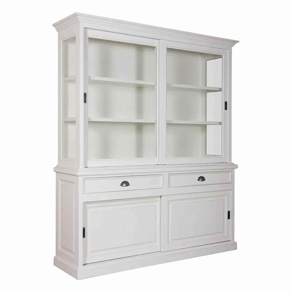 Storage boxes - Vitrine Eyeglass 2x2 doors 2 drawers - XO INTERIORS