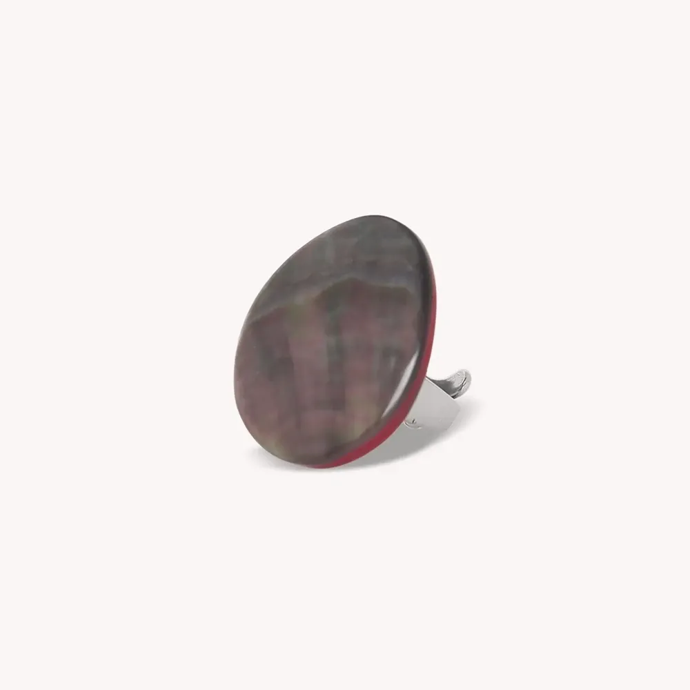 Jewelry - Adjustable black lip ring - Sumida - NATURE BIJOUX