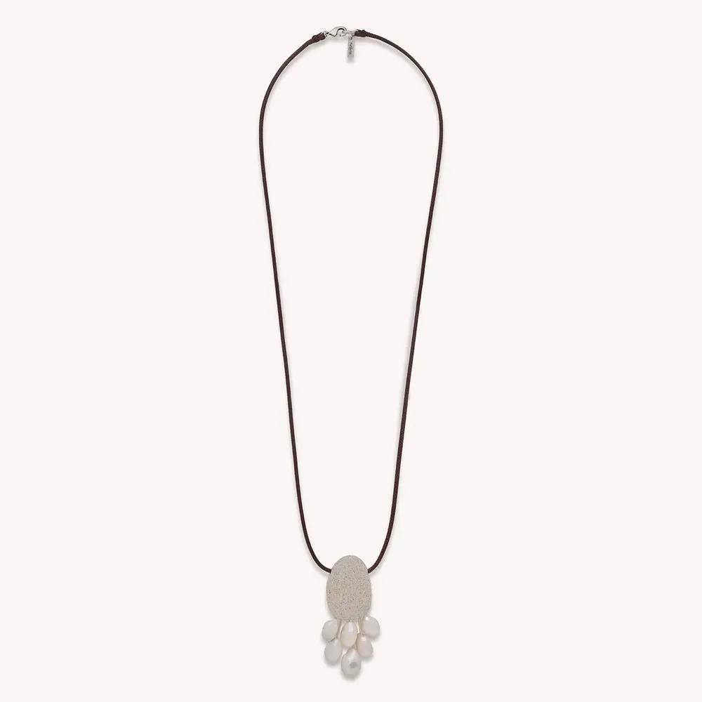 Bijoux - Collier long pendentif multi perles baroques - Bora Bora - NATURE BIJOUX