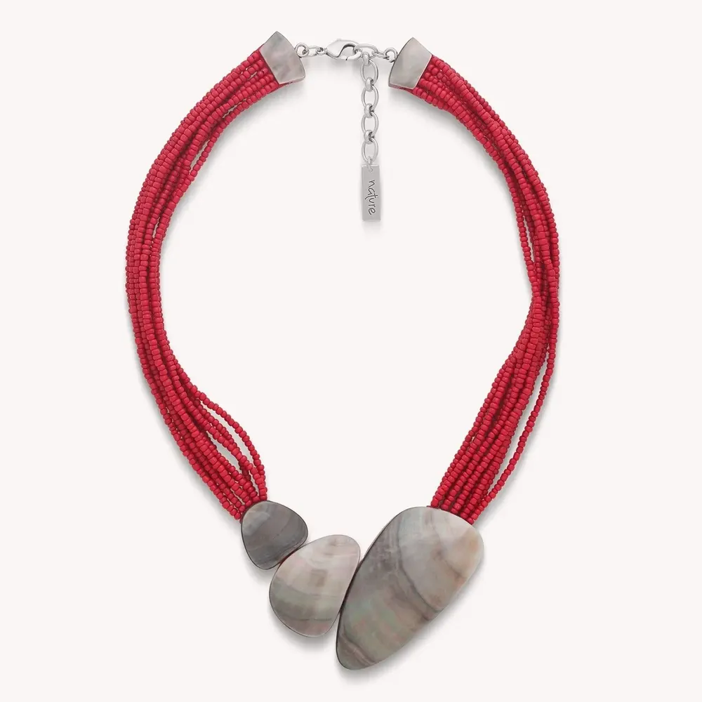 Jewelry - 3 elements plastron necklace - Sumida - NATURE BIJOUX