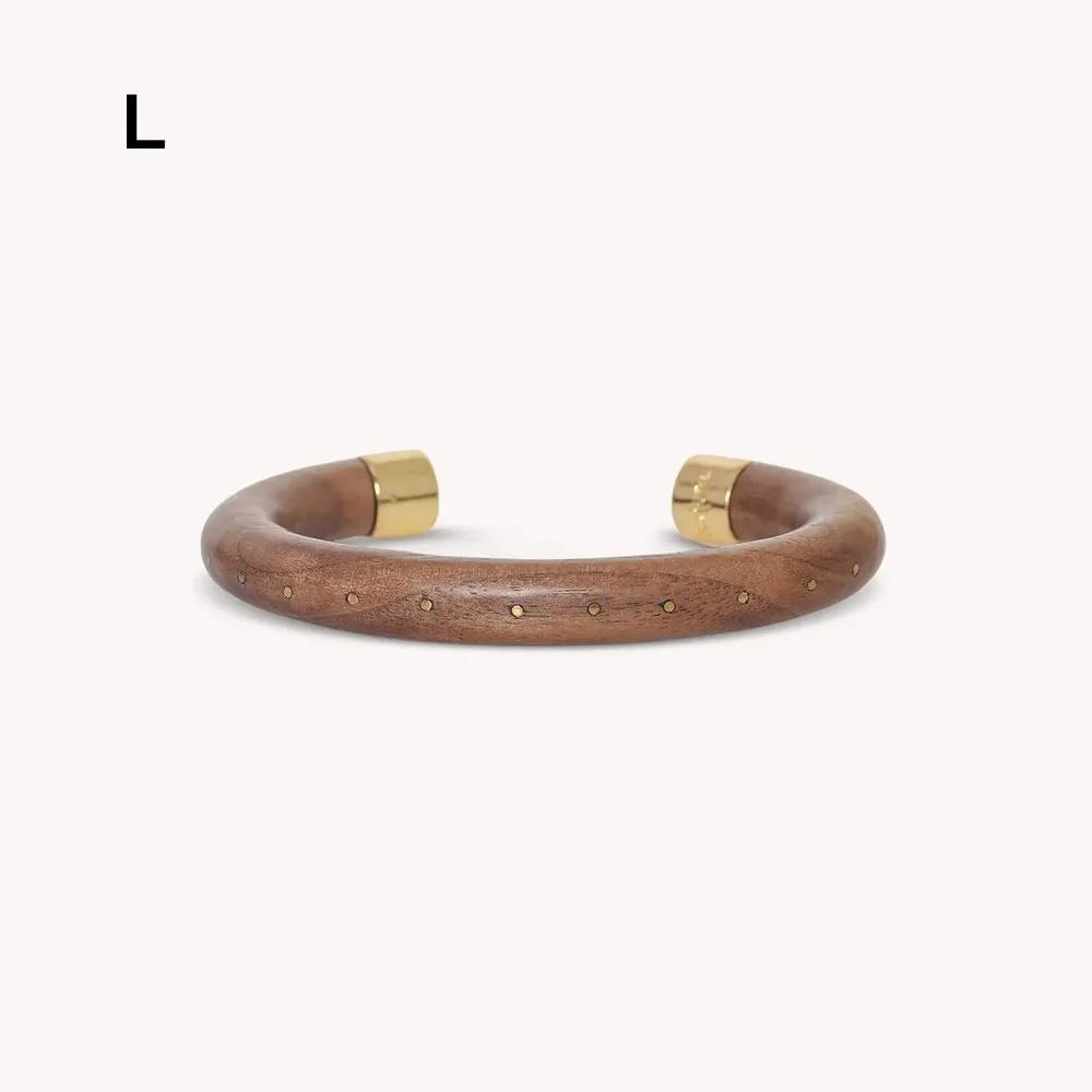Jewelry - Large rigid bracelet with 2 shell cab - Oman - NATURE BIJOUX