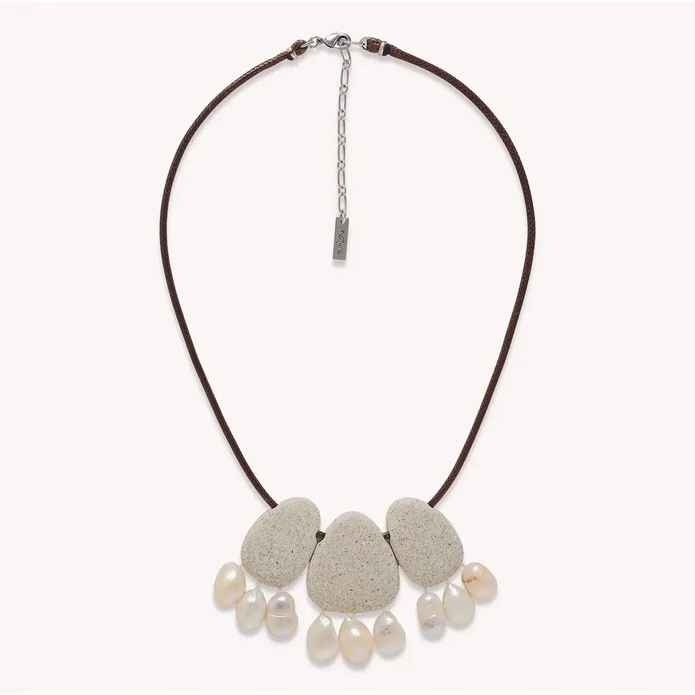 Bijoux - Collier petit plastron 3 pendentifs - Bora Bora - NATURE BIJOUX