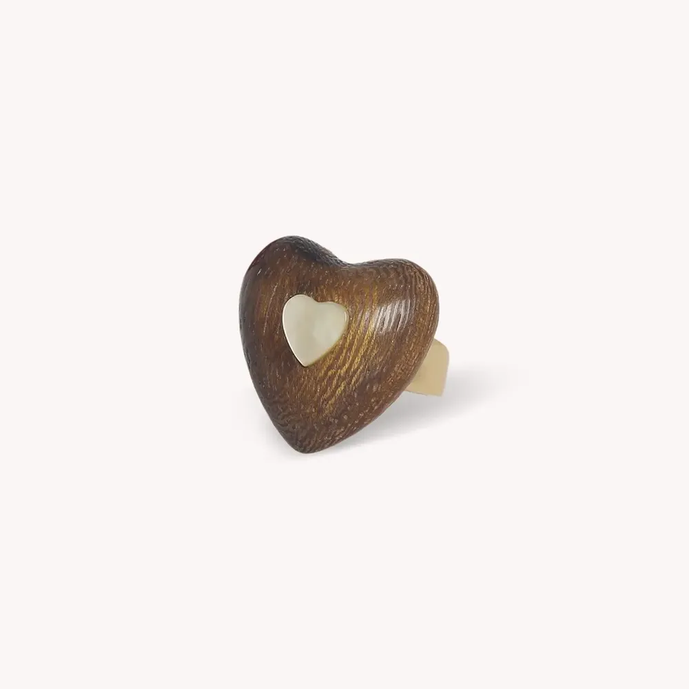 Jewelry - Adjustable mini heart ring - Wild Heart - NATURE BIJOUX