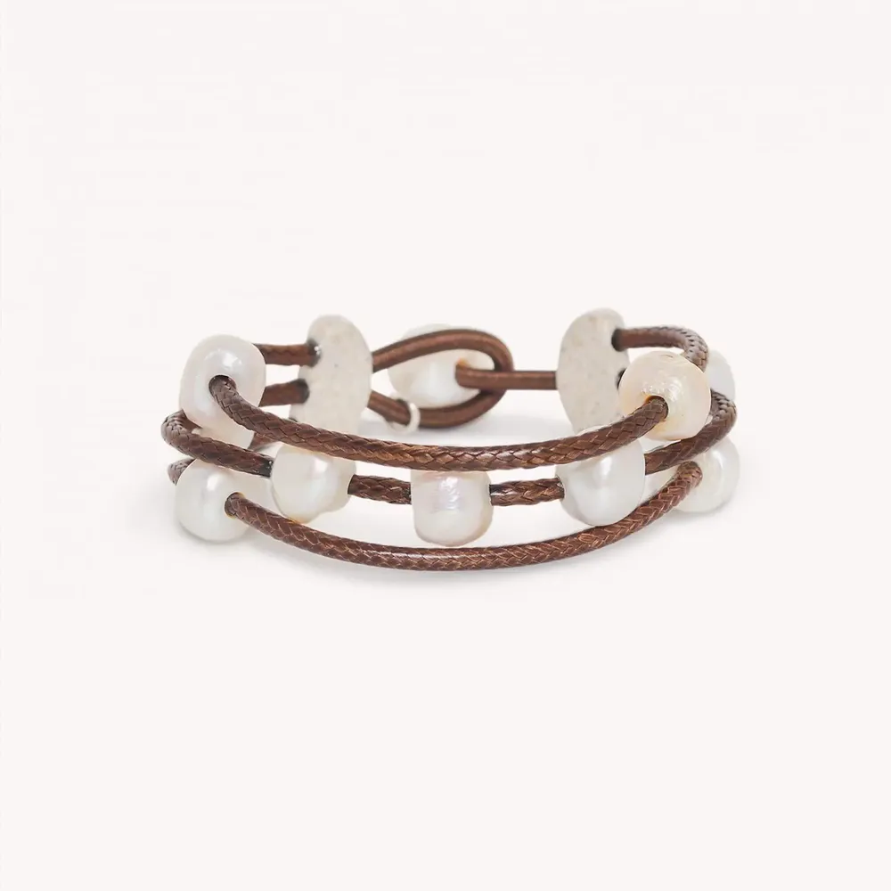 Jewelry - 3 rows bracelet - Bora Bora - NATURE BIJOUX