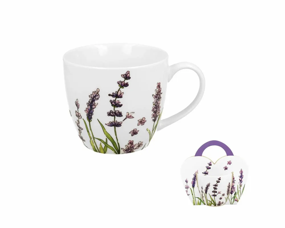 Accessoires thé et café - mug avec panier papier classic lavender - KARENA INTERNATIONAL