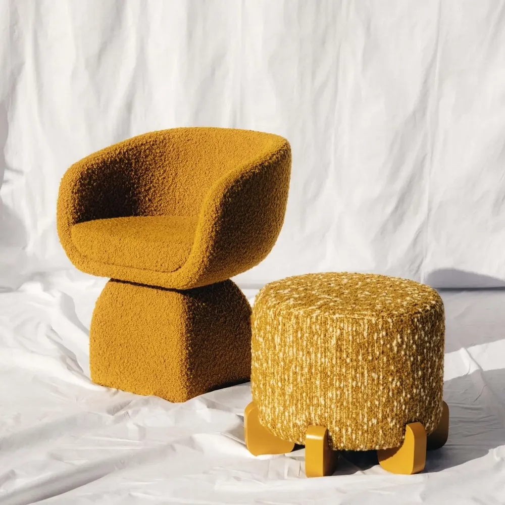 Chairs for hospitalities & contracts - Oscar Lounge Chair, arm rest, Upholstered Wool, Swivel Option & COM - DUISTT