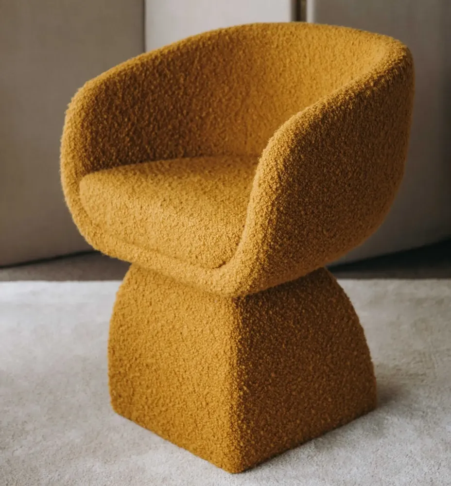 Chairs for hospitalities & contracts - Oscar Lounge Chair, arm rest, Upholstered Wool, Swivel Option & COM - DUISTT