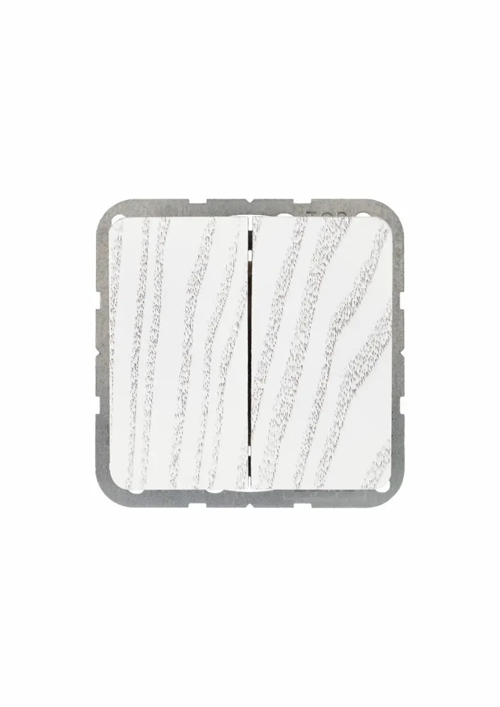 Management control systems - Switch; 2 x 1-pole; 1-way - WEMEL WOOD