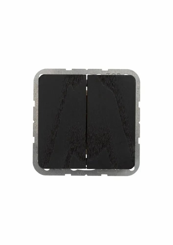 Management control systems - Switch; 2 x 1-pole; 1-way - WEMEL WOOD