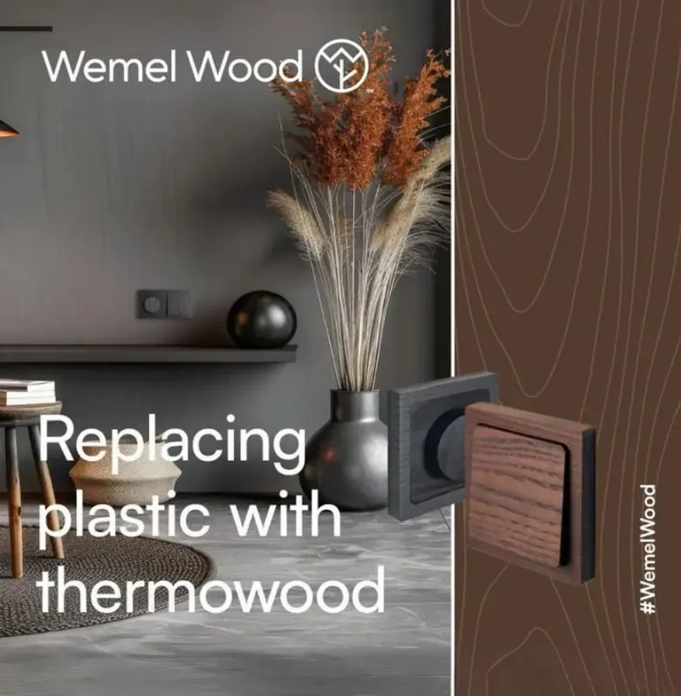 Ceiling lights - 1-gang frame - WEMEL WOOD