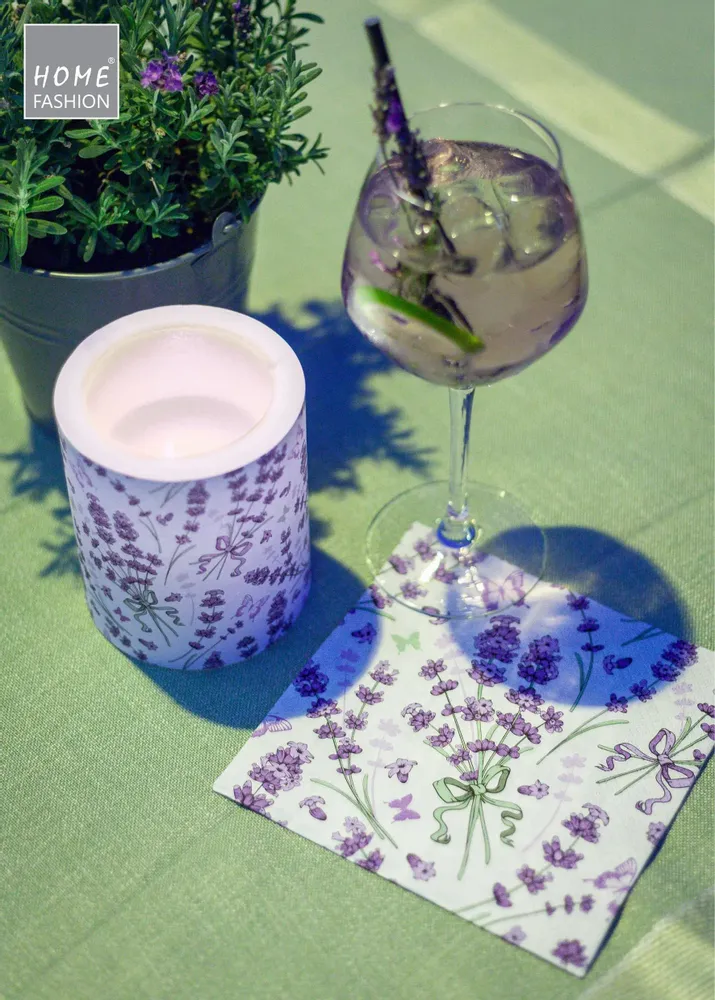 Napkins - classic lavender Paper Napkins. - KARENA INTERNATIONAL
