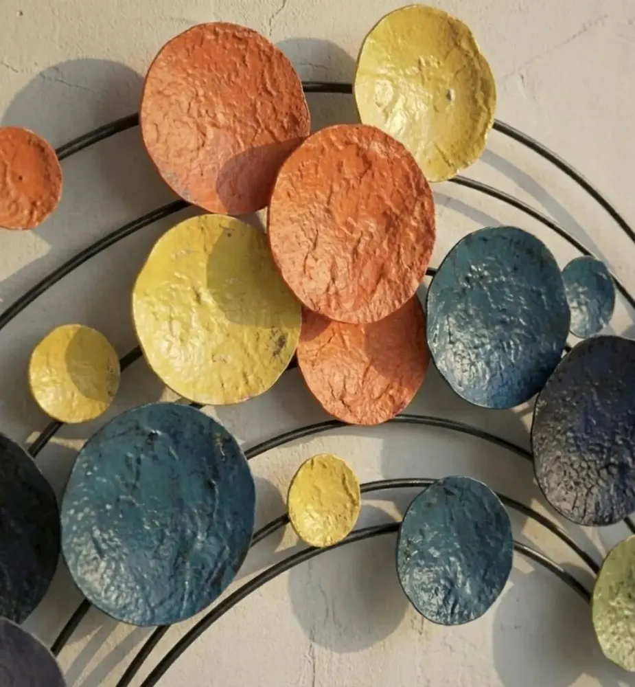 Other wall decoration - Chroma Wave: Handmade Metal Wall Decor - SARMAL DESIGN