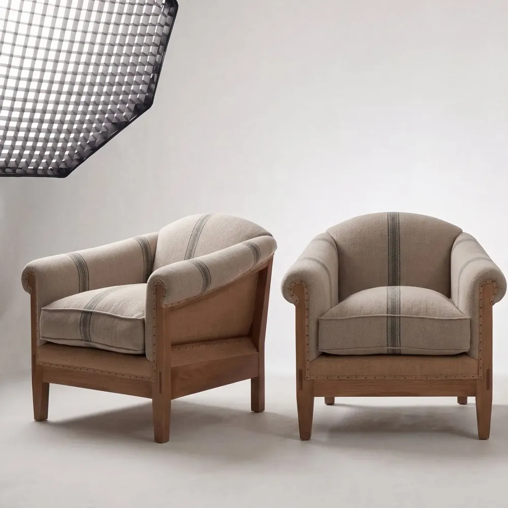 Lounge chairs for hospitalities & contracts - Avis Essence Stripes | Armchair - CREARTE COLLECTIONS