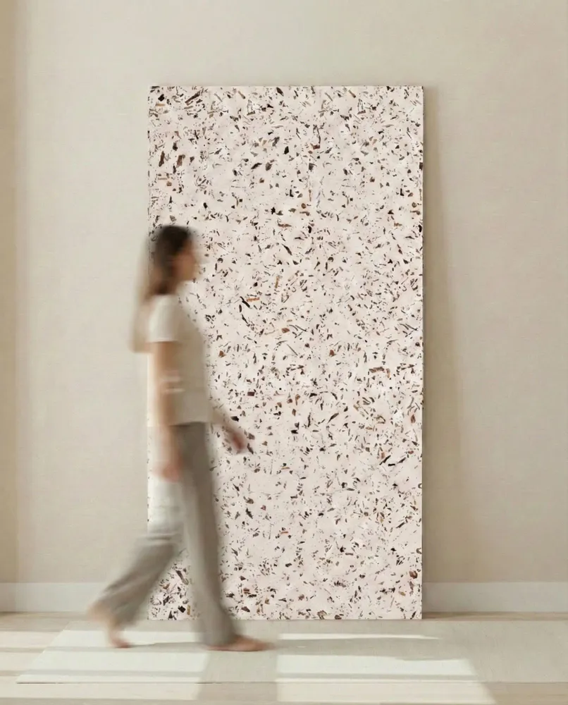 Indoor floor coverings - Vine wood terrazzo - LES PRINCES SARMENTS
