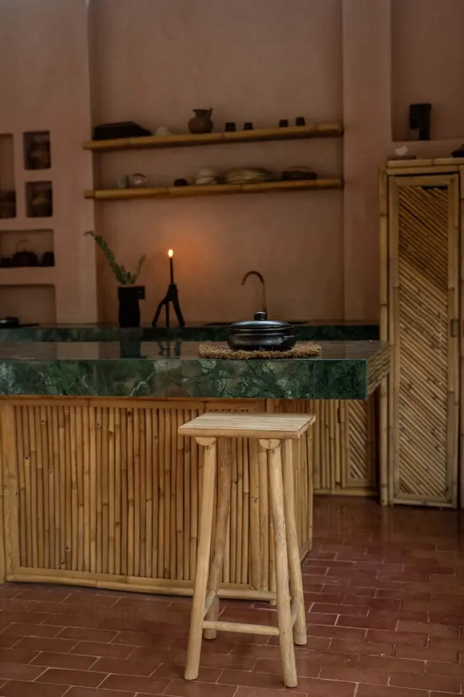 Tabourets - Le Tabouret De Bar Island - Naturel - BAZAR BIZAR LIVING