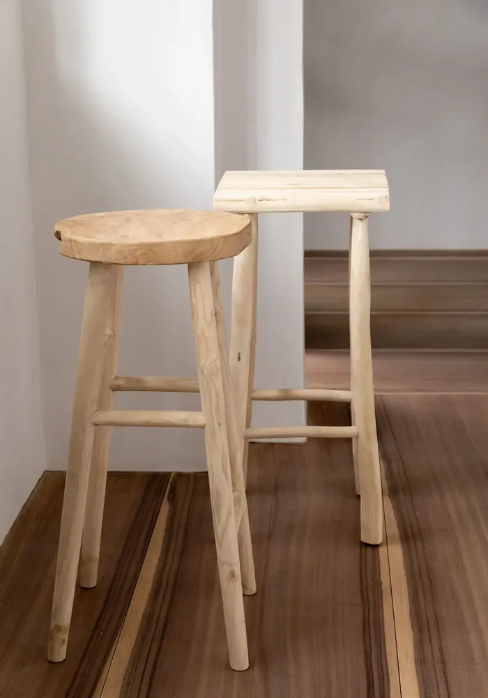 Tabourets - Le Tabouret De Bar Island - Naturel - BAZAR BIZAR LIVING
