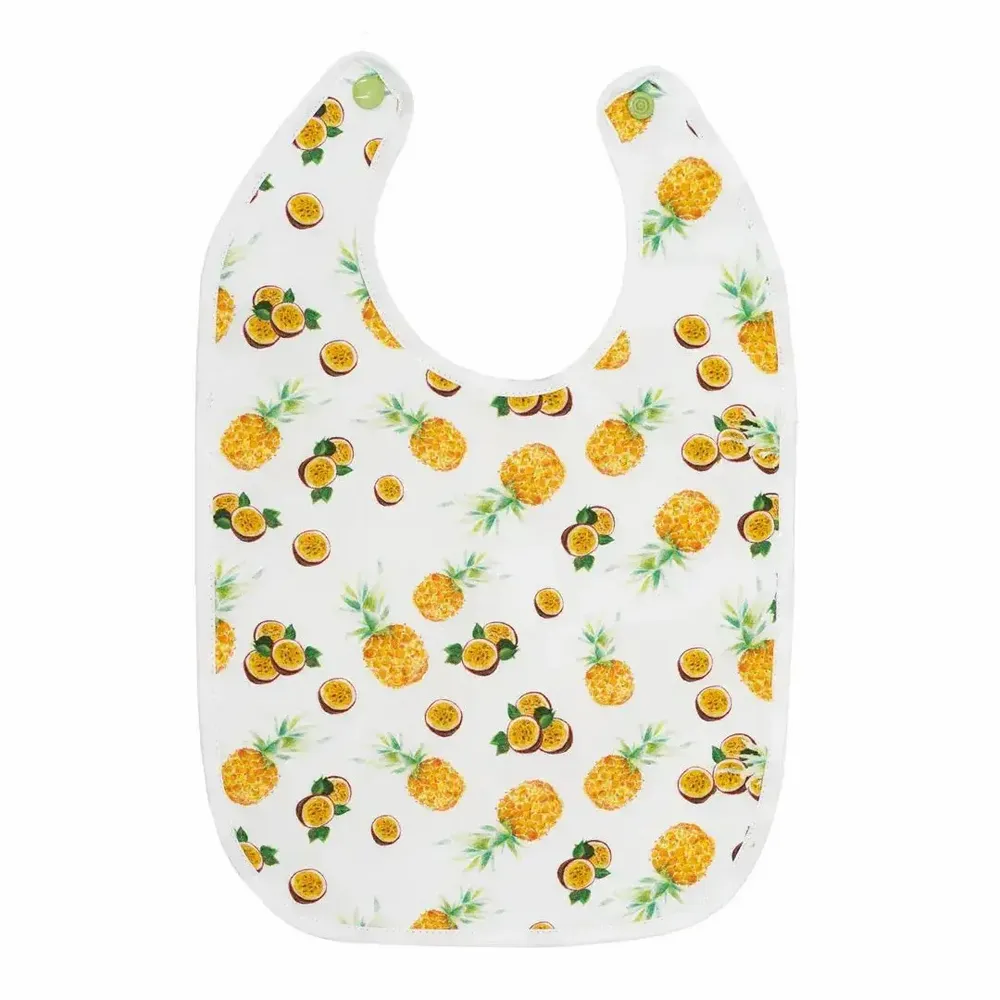 Accessoires enfants - Bavoir - L' Ananas et Le Fruit de La Passion - POP ET SES FRÈRES